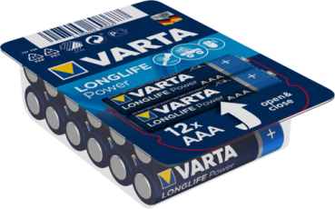 1x12 Varta High Energy AAA LR 3 Ready-To-Sell Tray Big Box