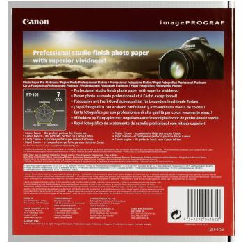 Canon PT-101 A 2, 20 Blatt Photo Paper Pro Platinum 300 g
