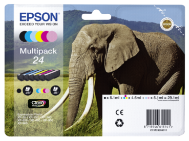 Epson Multipack Claria Photo HD BK/C/M/Y/LC/LM T 242      T 2428