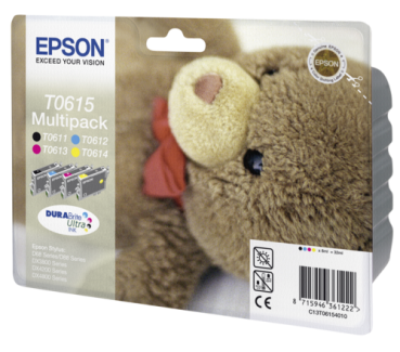 Epson DURABrite Ultra Multipack (4 Farben) T 061          T 0615