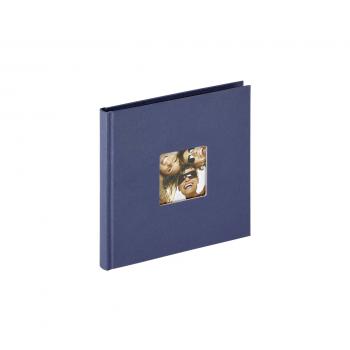 Walther Fun blau           18x18 30 schwarze Seiten Buch   FA199L
