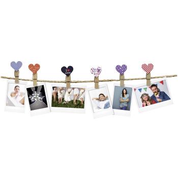 Fujifilm Instax Design Clips 10er Set Motiv Herz