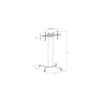Reflecta TV Stand 55P schwarz