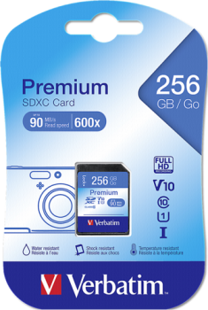 Verbatim SDXC Karte        256GB Class 10