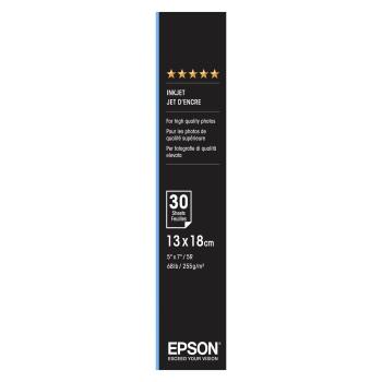 Epson Premium Glossy Photo Paper 13x18 cm, 30 Blatt, 255 g