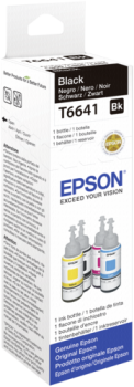 Epson Tinte schwarz T 664 70 ml               T 6641