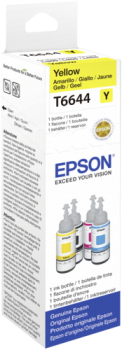 Epson Tinte yellow T 664 70 ml               T 6644