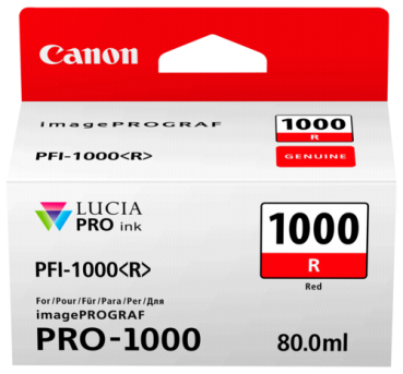 Canon PFI-1000 R red