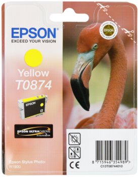 Epson Tintenpatrone yellow T 087                     T 0874