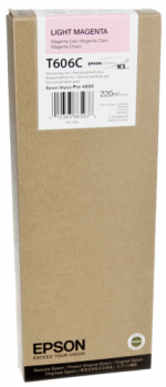 Epson Tintenpatrone light magenta T 606  220 ml     T 606C