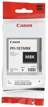 Canon PFI-107 MBK Tinte matt schwarz