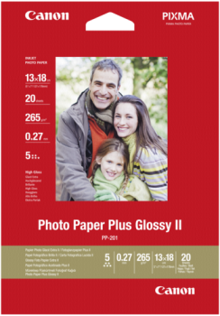 Canon PP-201 13x18 cm 20 Blatt Photo Paper Plus Glossy II 265 g