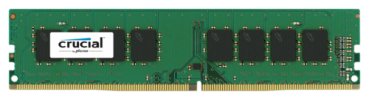 Crucial 8GB DDR4 2400 MT/s DIMM 288pin SR x8 unbuffered