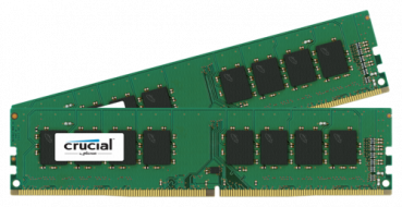 Crucial 32GB Kit DDR4 2400 MT/s 16GBx2 DIMM 288pin DR x8 unbuffe