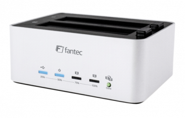 FANTEC AluDOCK2X USB3.0 DOCKING "Aluminium, Kopierfunktion, 2,5"