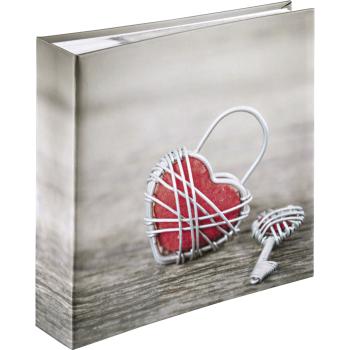 Hama Memo Rustico      22,5x22,5 200 Bild. 10x15 Metal Heart 2168