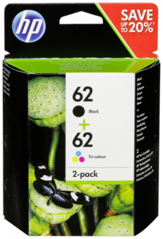 HP N9J71AE Combo 2-Pack BK/Color No. 62