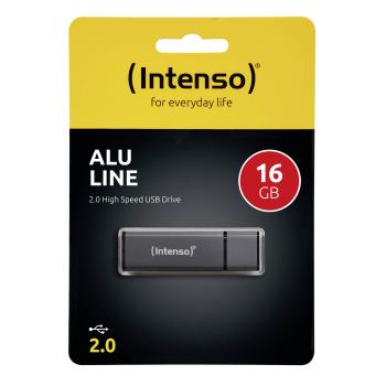 Intenso Alu Line anthrazit  16GB USB Stick 2.0
