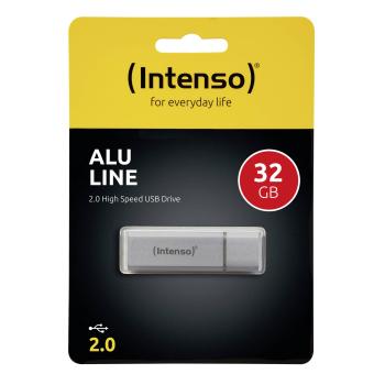 Intenso Alu Line silber     32GB USB Stick 2.0