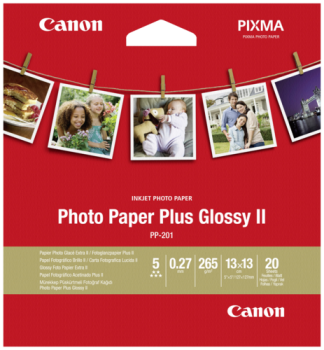 Canon PP-201 13x13 cm 20 Blatt Photo Paper Plus Glossy II 265 g