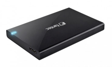 FANTEC ALU-25B31 schwarz 2,5" USB 3.1 Aluminium
