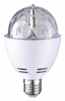 WOFI LED Discokugel Lampe E27 3W Farbwechsel