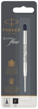 Parker Quinkflow Mine F schwarz Kugelschreiber (Blister)