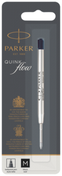 Parker Quinkflow Mine M schwarz Kugelschreiber (Blister)