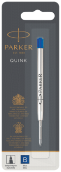 Parker Quinkflow Mine B blau Kugelschreiber (Blister)