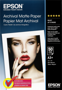 Epson Archival Matte Paper  A 3+ 50 Blatt, 192 g         S 041340