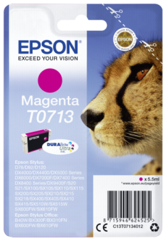 Epson Tintenpatrone magenta DURABrite T 071           T 0713