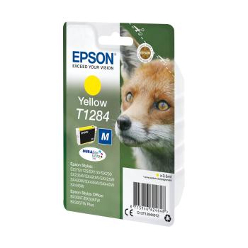 Preview: Epson Tintenpatrone yellow DURABrite T 128           T 1284