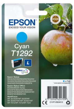 Epson Tintenpatrone cyan DURABrite T 129           T 1292