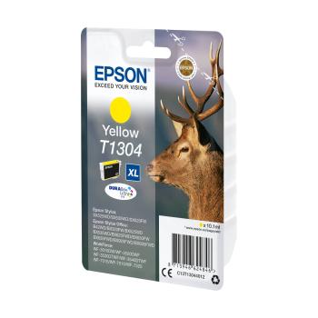 Preview: Epson Tintenpatrone yellow DURABrite T 130           T 1304