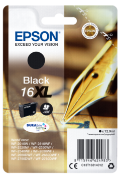 Epson Tintenpatrone XL schwarz DURABrite Ultra T 163     T 1631