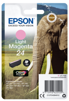 Epson Tintenpatrone light magenta Claria Photo HD   T 2426