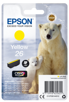 Epson Tintenpatrone yellow Claria Premium T 261      T 2614