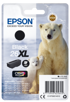Epson Tintenpatrone XL schwarz Claria Premium T 262      T 2621