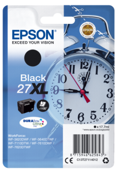Epson DURABrite Ultra Ink 27 XL Tintenpatrone schwarz     T 2711