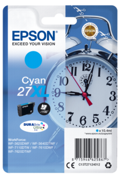 Epson DURABrite Ultra Ink 27 XL Tintenpatrone cyan        T 2712
