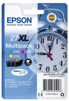 Epson DURABrite Ultra Ink 27 XL Multipack (3 Farben)      T 2715