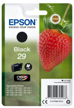 Epson Tintenpatrone schwarz Claria Home 29            T 2981