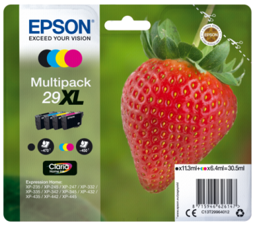Epson Claria Home Multipack 29XL BK/C/M/Y                  T 2996