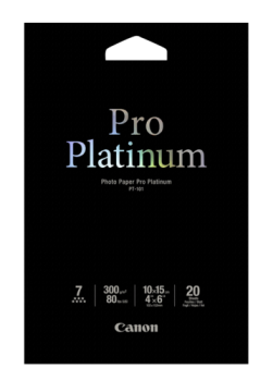 Canon PT-101 10x15 cm, 20 Blatt Photo Paper Pro Platinum   300 g