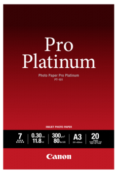 Canon PT-101 A 3, 20 Blatt Photo Paper Pro Platinum   300 g