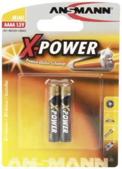 10x2 Ansmann Alkaline AAAA X-Power                1510-0005