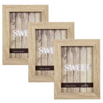 3x1 Goldbuch Dream natur   13x18 Holz MDF Portraitrahmen   920563