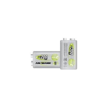 1 Ansmann maxE NiMH Akku 9V-Block 200 mAh deutsch