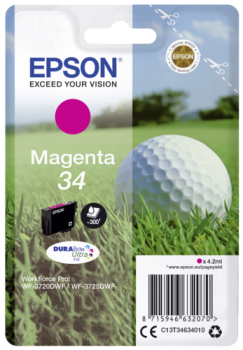 Epson Tintenpatrone magenta DURABrite Ultra Ink 34    T 3463