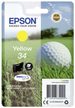 Epson Tintenpatrone yellow DURABrite Ultra Ink 34    T 3464